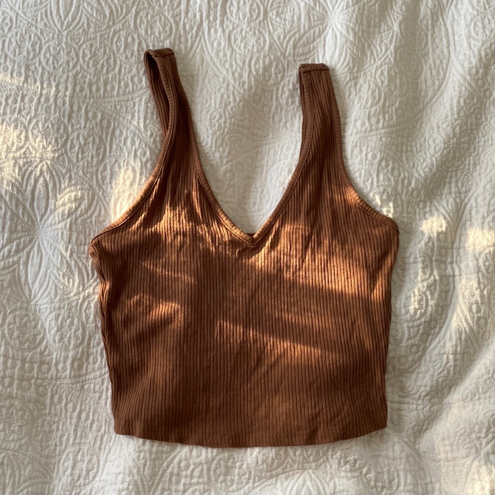 Ribbed crop top